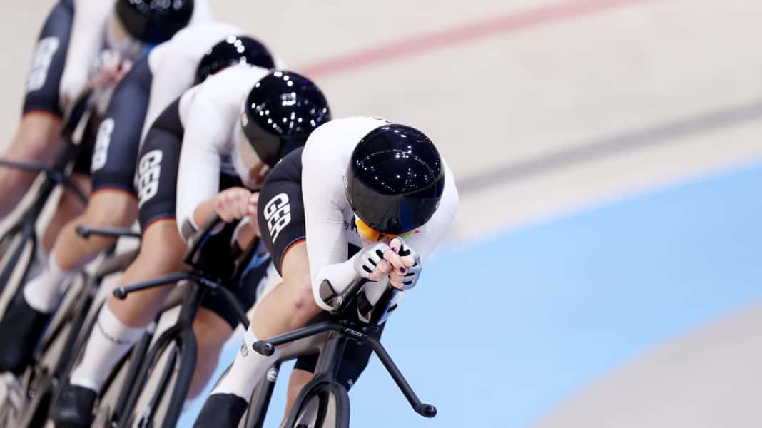Bahnrad: Frauen-Vierer kann Olympiasieg nicht wiederholen