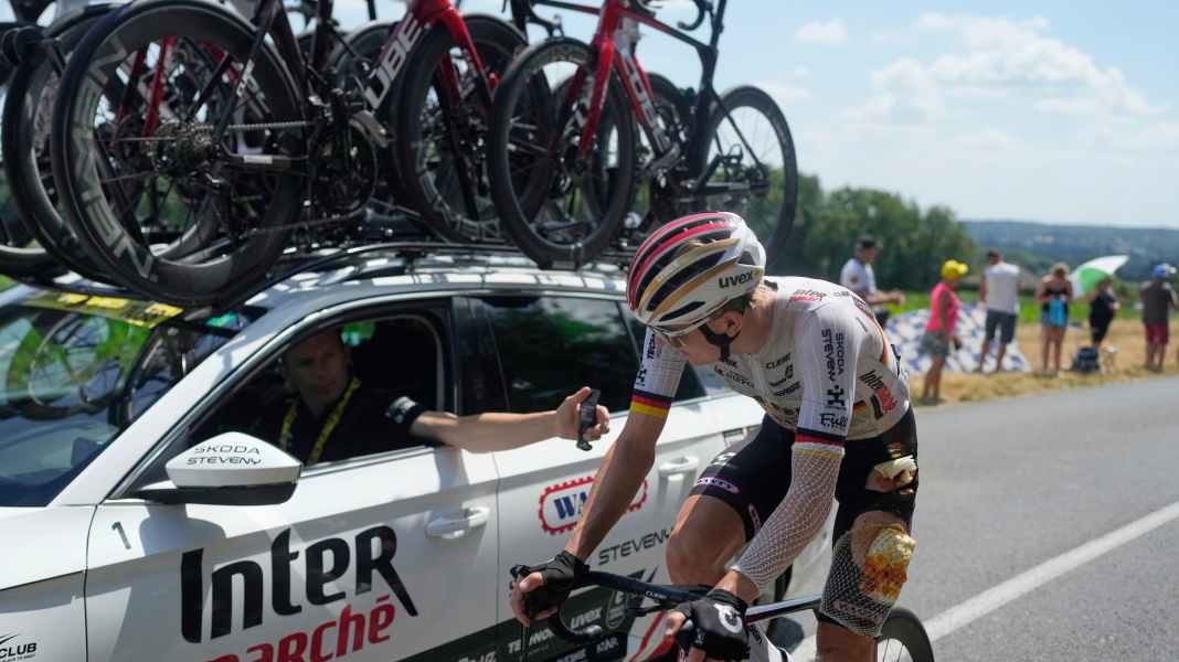 Tour de France - Keine Knochenbrüche bei Zimmermann - Ellenbogen schmerzt