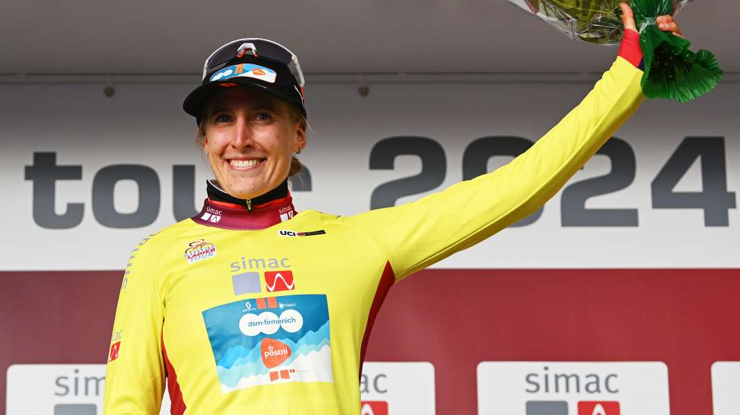 Simac Ladies Tour 2024: Koch stürmt ins Gelbe Trikot