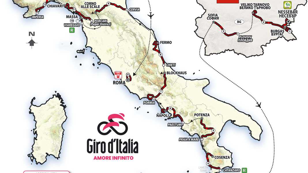 Giro d’Italia 2026: Die Highlights der Männer-Strecke