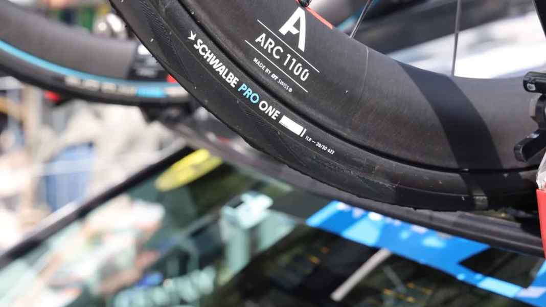Regenreifen von Schwalbe bei der Tour de France