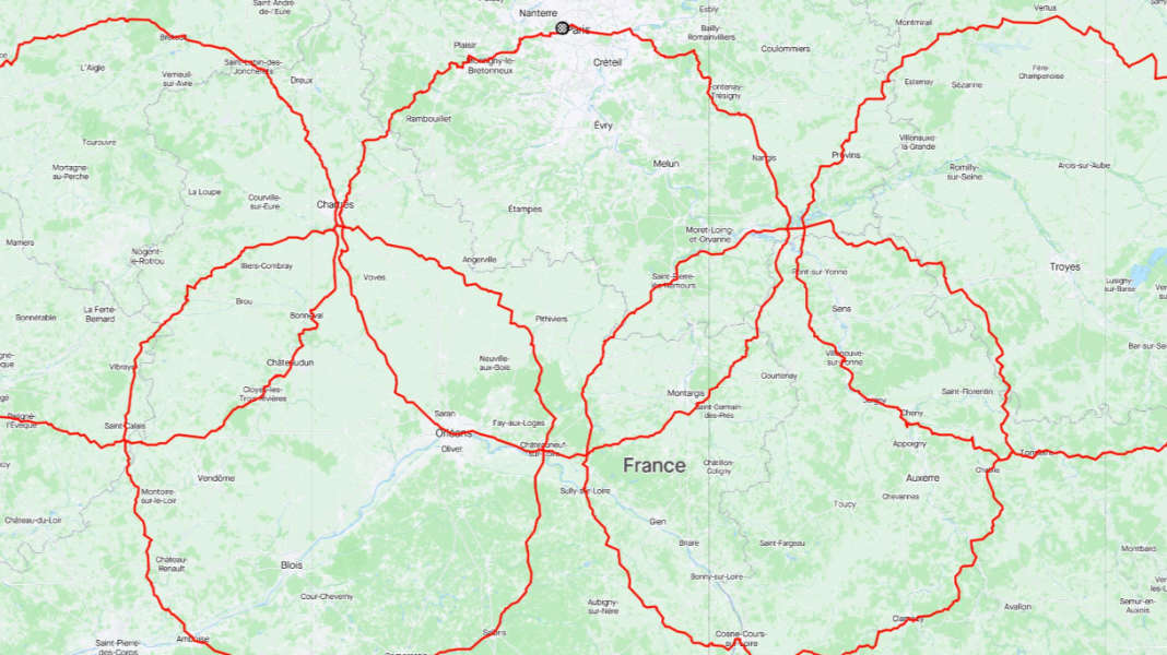 Strava-Weltrekord?: Riesige Olympische Ringe nachgefahren