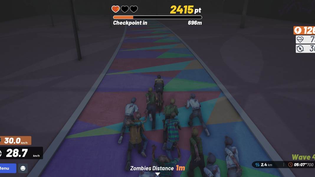 MyWhoosh 5.3 Update: Neuer Zombie-Modus und UCI-Weltmeisterschafts-Strecken