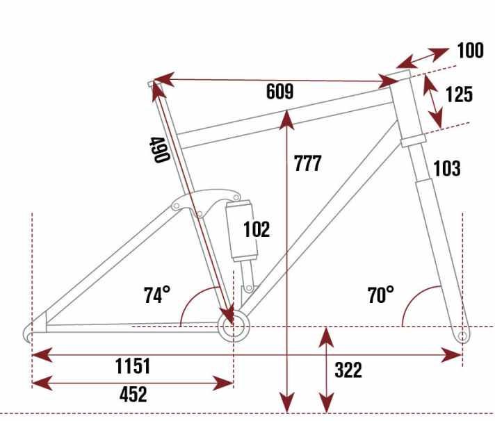   Geometrie des Trek Superfly FS 9.9 Project One Di2 2015