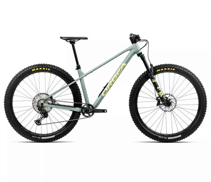 Orbea Laufey H-LTD - für satte 2499 Euro bekommt man das Topmodell. Hier in der dritten Farbvariante Blue Stone-Spicy Lime.