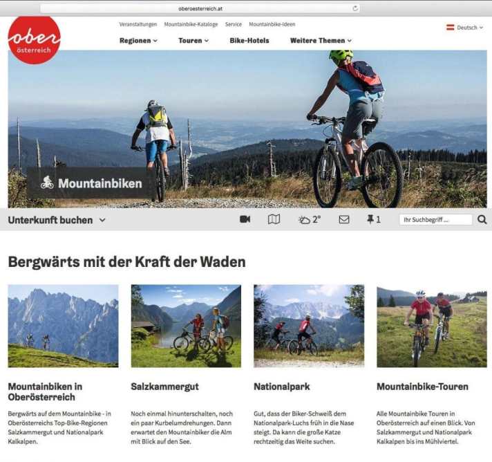   Mountainbiken in Oberösterreich – das Touren-Portal.