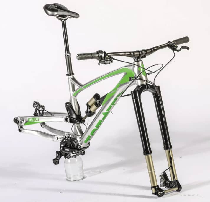 Das Europa-Bike von Alutech mit der Magura-Bremse
