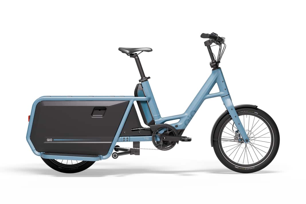 QiO Long: Longtail-Cargobike mit 20-Zoll-Rädern für Familien