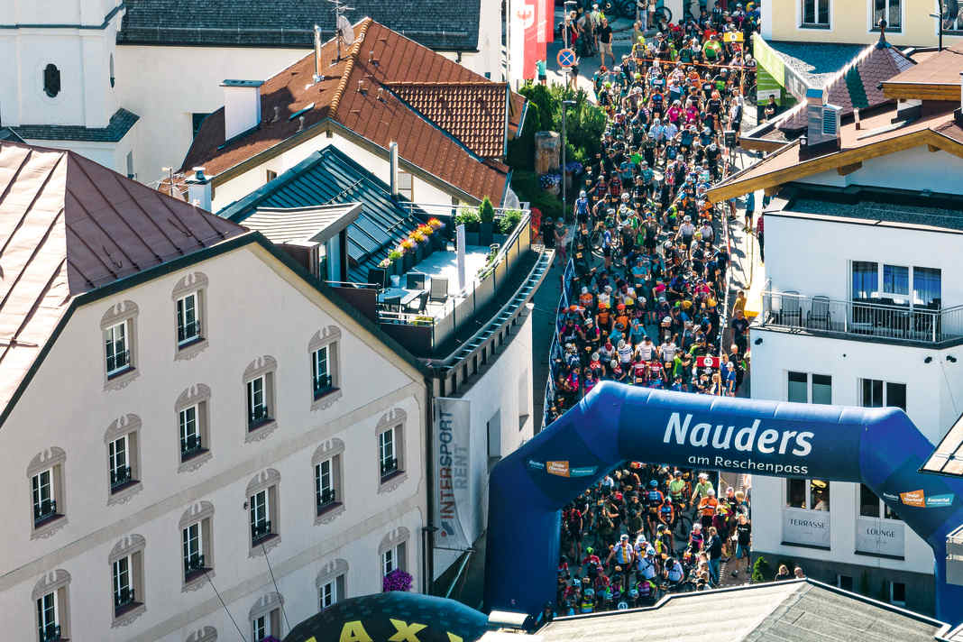 Nur noch wenige Tage bis zum Start der nächsten BIKE Transalp. Nauders wird wieder ein Etappenort sein.