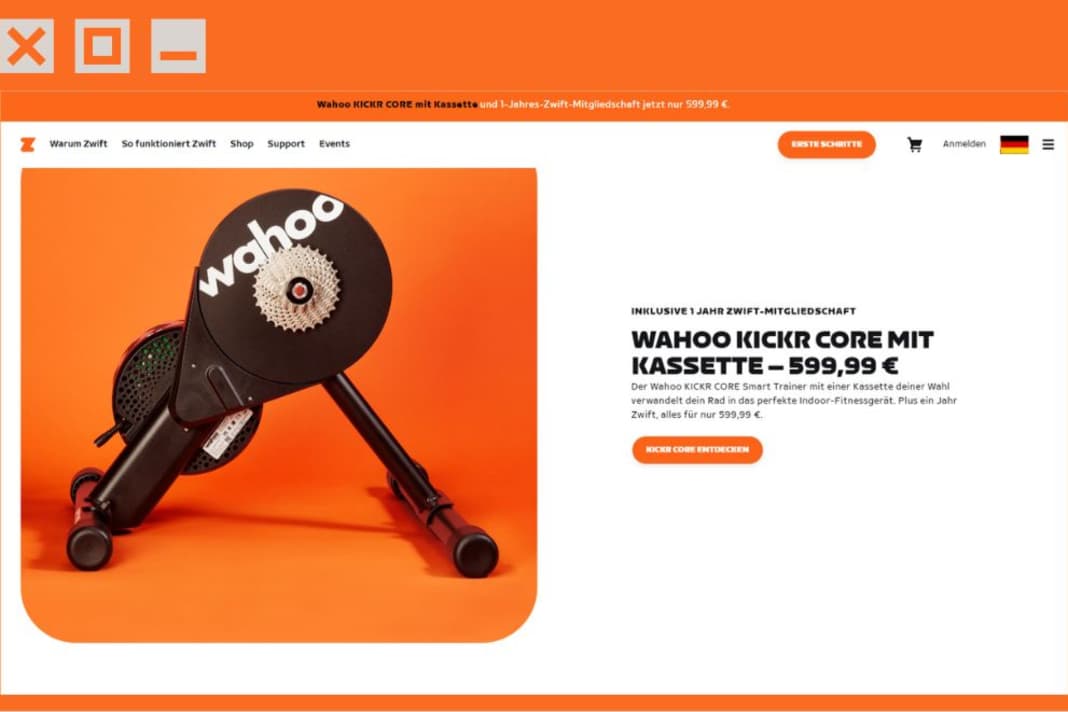 Wahoo und Zwift haben sich zusammengetan und bieten ein gemeinsames Indoor-Cycling-Paket an.
