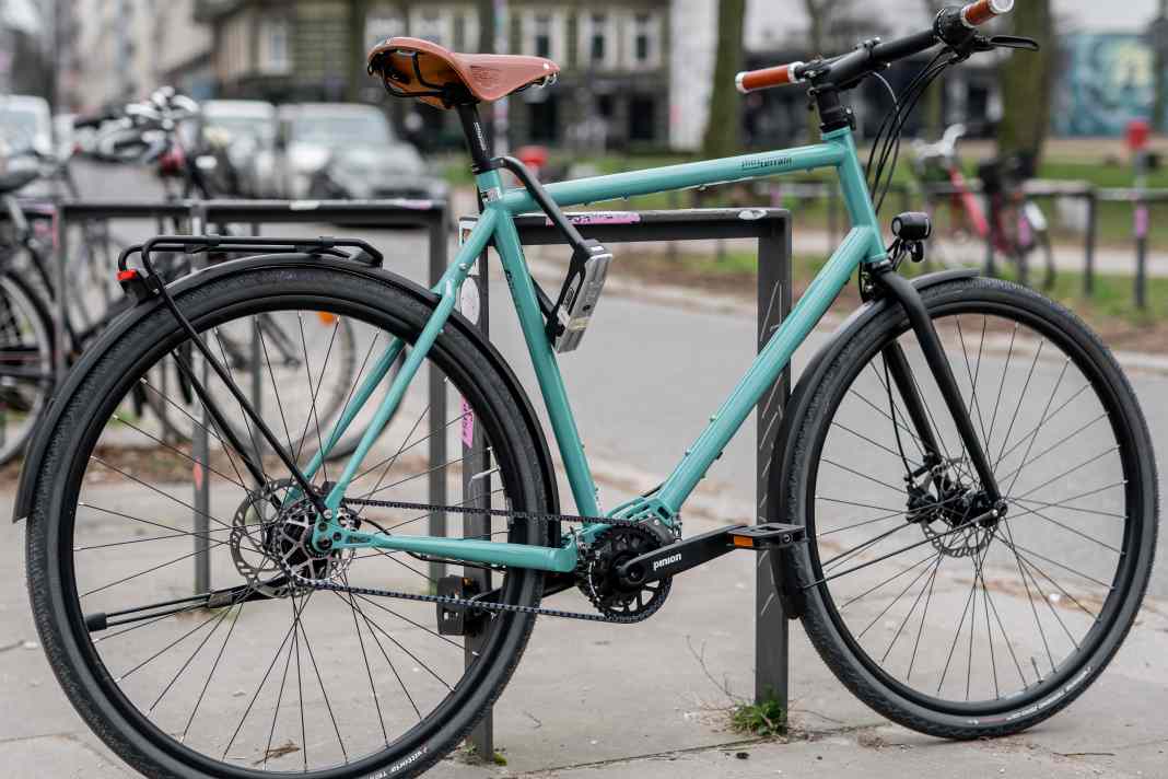 Wichtig ist, das Fahrrad auch an-, und nicht nur abzuschließen.