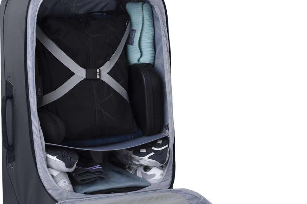 Den 4-Wheel-Trolley gibts mit 40 oder 100 Litern Stauraum.