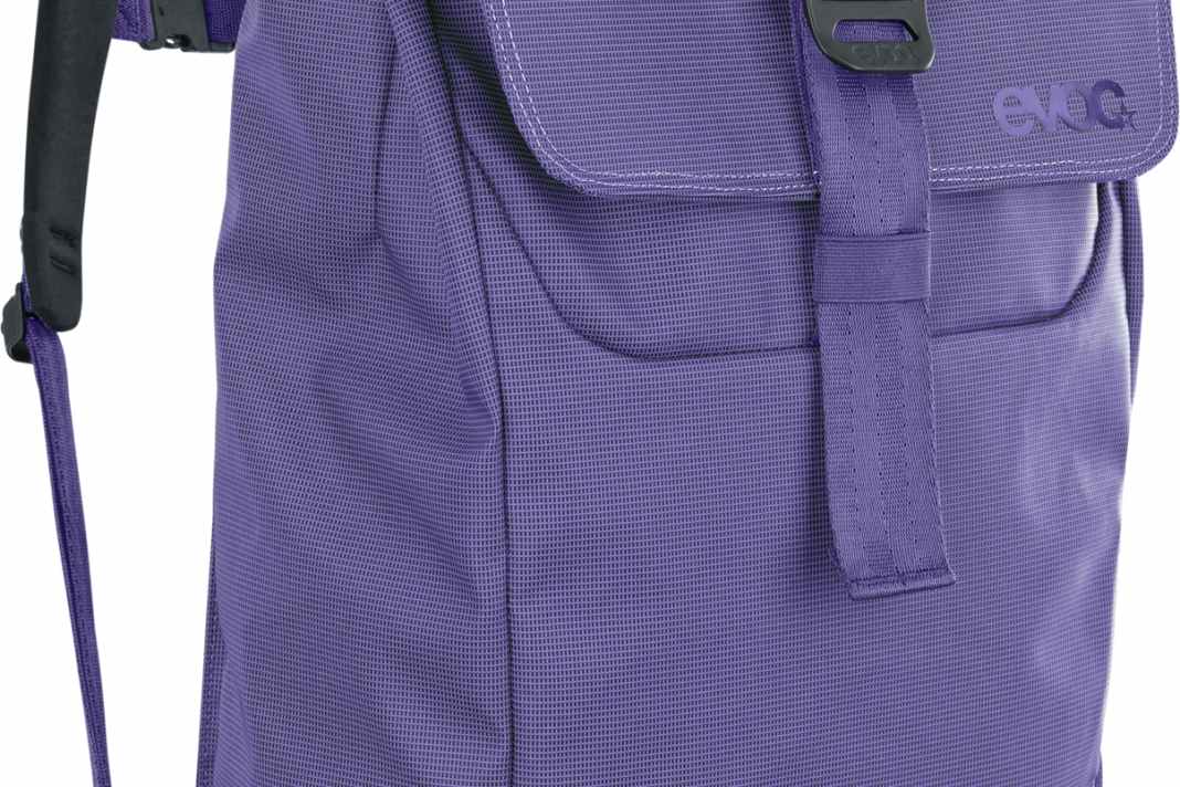 Gut für Pendler dank des wasserabweisenden Materials.