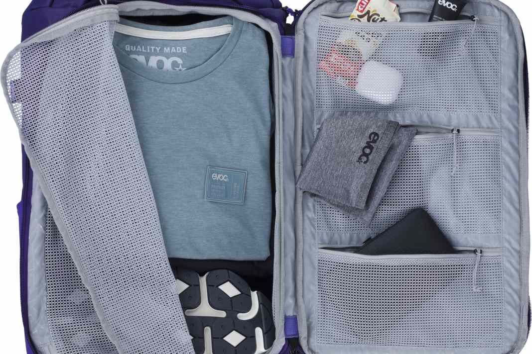 Auch hier, separate Fächer.