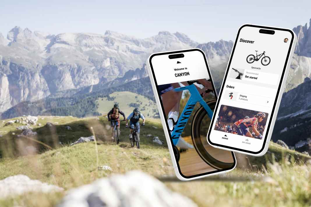 Die neue Canyon-App soll alles Wichtige zum Bike in einer Anwendung bündeln.