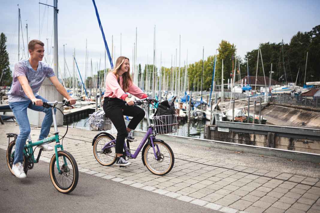 Falt- und Kompakträder sind platzsparend, wendig und vielseitig einsetzbar. Auf der Spezialradmesse SPEZI gibt es viele Modelle zum Testen. | www.bernds.de / pd-f