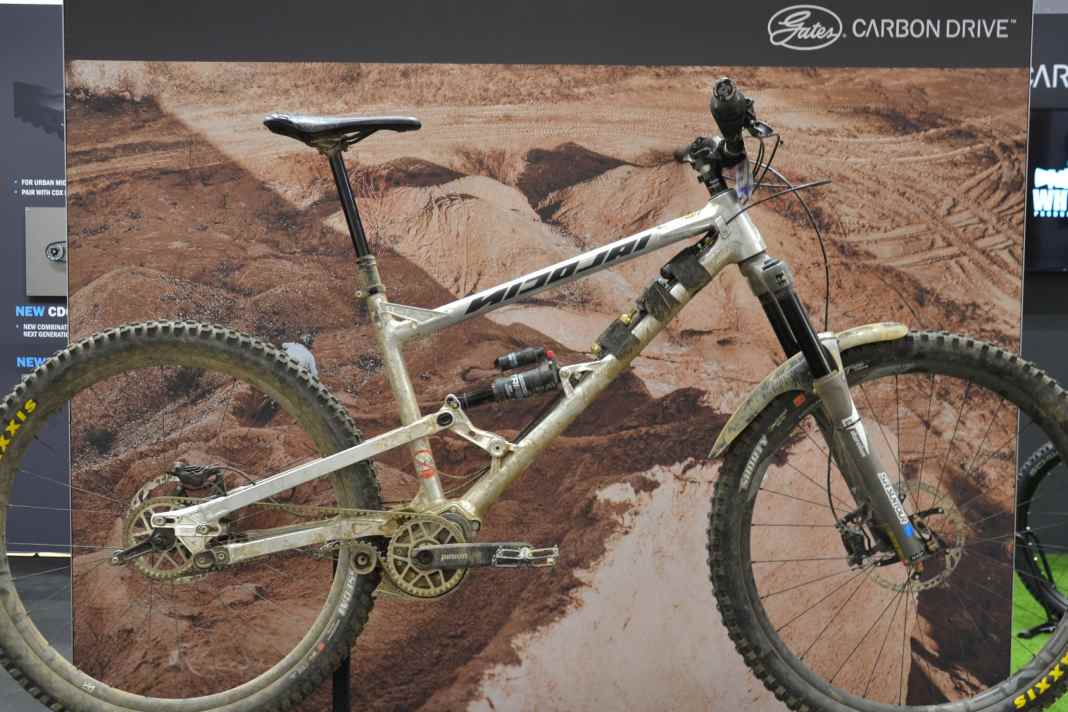 Das Nicolai-Enduro von Frank Schneider. Damit wurde er bei der Megavalanche 2022 in Alpe d’Huez Dritter in der M40-Wertung.