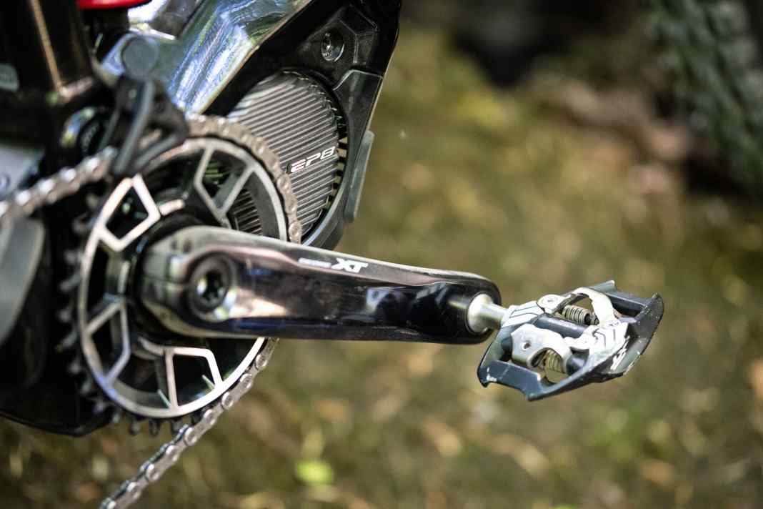 Shimanos neuer EP8 treibt das neue Centurion-E-Bike an.