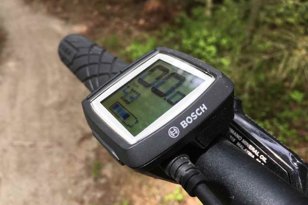 Das Purion-Display gibt Auskunft über Geschwindigkeit, Unterstützungsstufe sowie Akkustand.