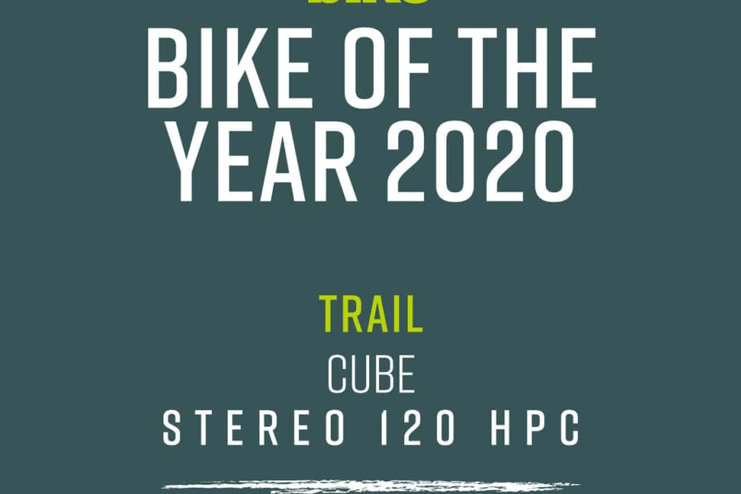 Das Cube Stereo 120 HPC - Euer Sieger in der Kategorie Trailbike.
