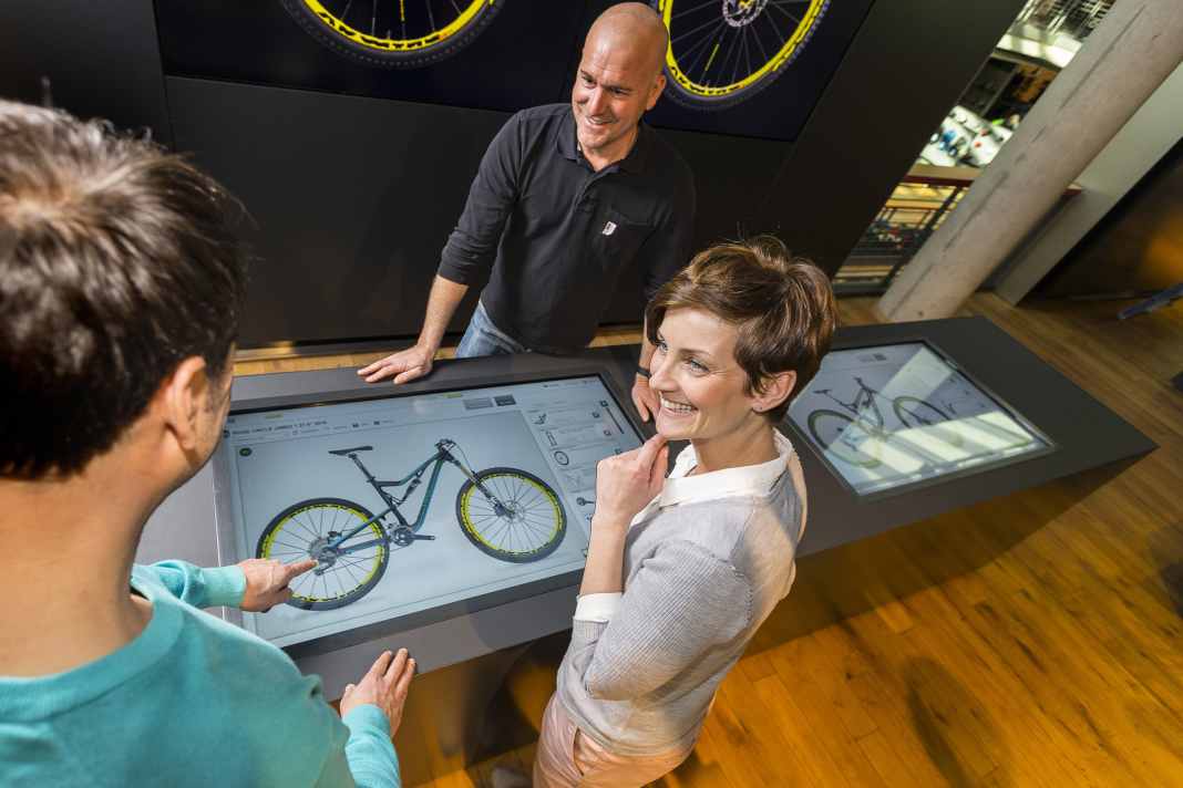 Umfangreiche Beratung auf dem Weg zum Individuellen Traumbike.
