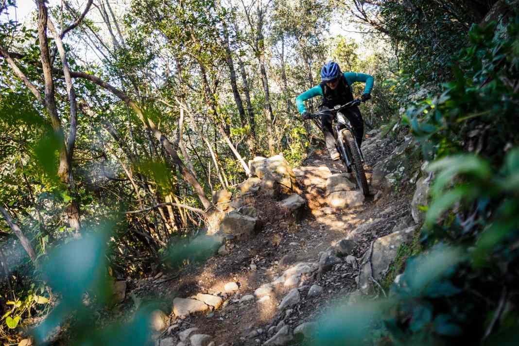 Früher der Arbeitsweg von Köhlern, heute gefeierte Urlaubs-Trails für Mountainbiker: die Trails von Punta Ala 