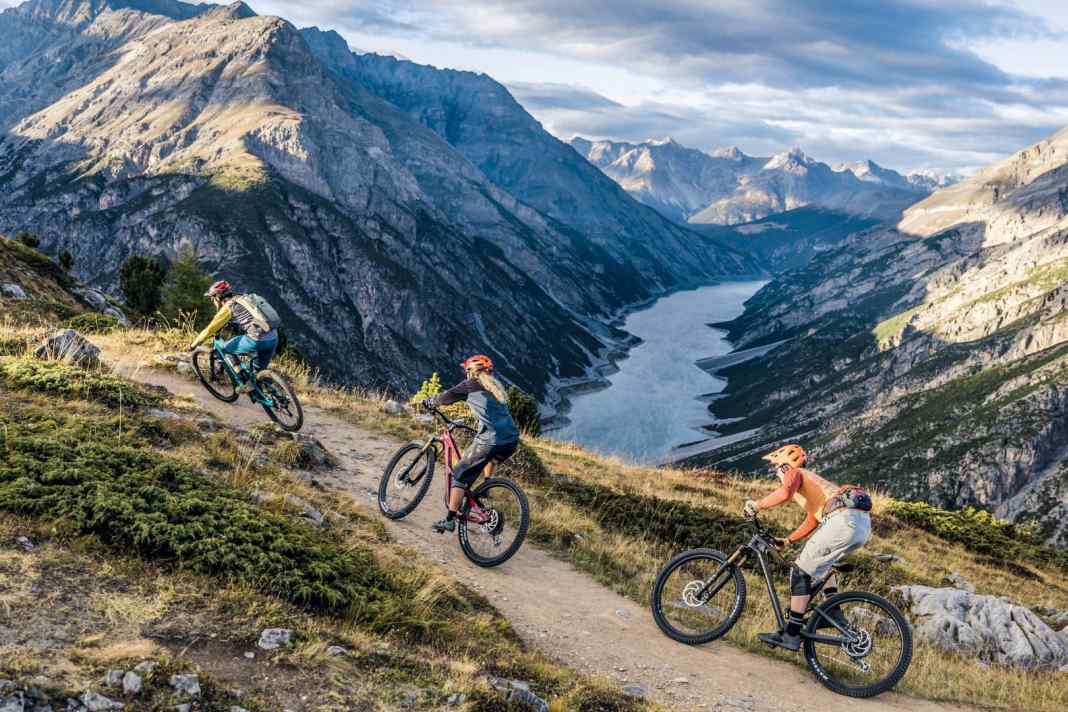 Auf den Enduro-, Freeride- und Downhill-Strecken am Bikepark Geißkopf wurde ausgiebig getestet.