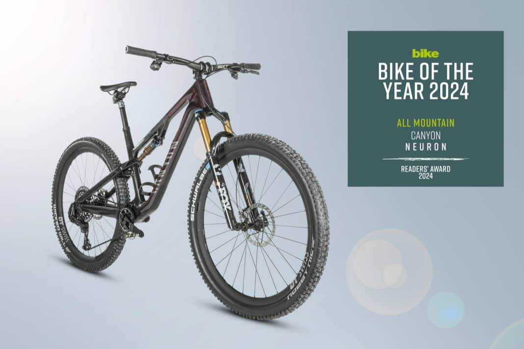 In der All-Mountain-Kategorie tummeln sich allerlei spannende Bikes, wie dieses Canyon Neuron.