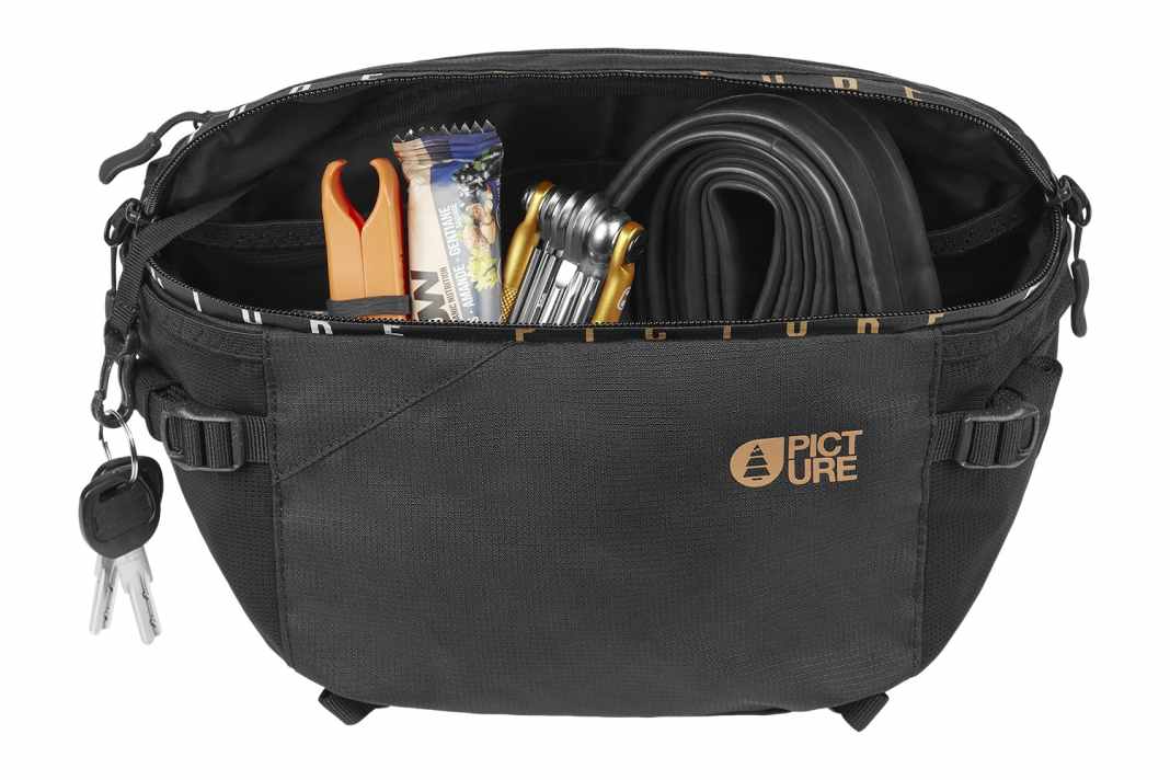 Zusätzlich zu den MTB-Klamotten hat Picture auch einen Hip Bag mit 5 Litern Stauraum entwickelt. Diesen gibt es in vier verschiedenen Farben.