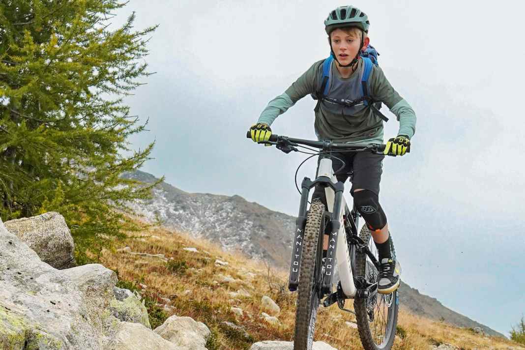 Junior-Tester Paul hatte Spaß mit dem Fully von Canyon.