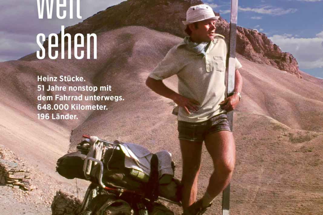 Radsport-Bücher fürs Frühjahr mit spannenden und inspirierenden Geschichten - wie zum Beispiel die eines Mannes, der 51 Jahre am Stück auf dem Fahrrad gereist ist: Nur noch kurz die Welt sehen von Carina Wolfram