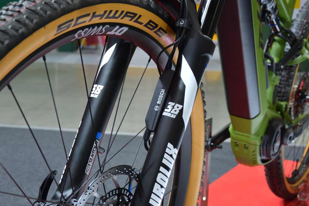Bremsen-Hersteller Tektro zeigte auf der Taipeh Bike-Messe, dass die Taiwanesen der zweite Hersteller sind, der das Bosch ABS-System einsetzt.
