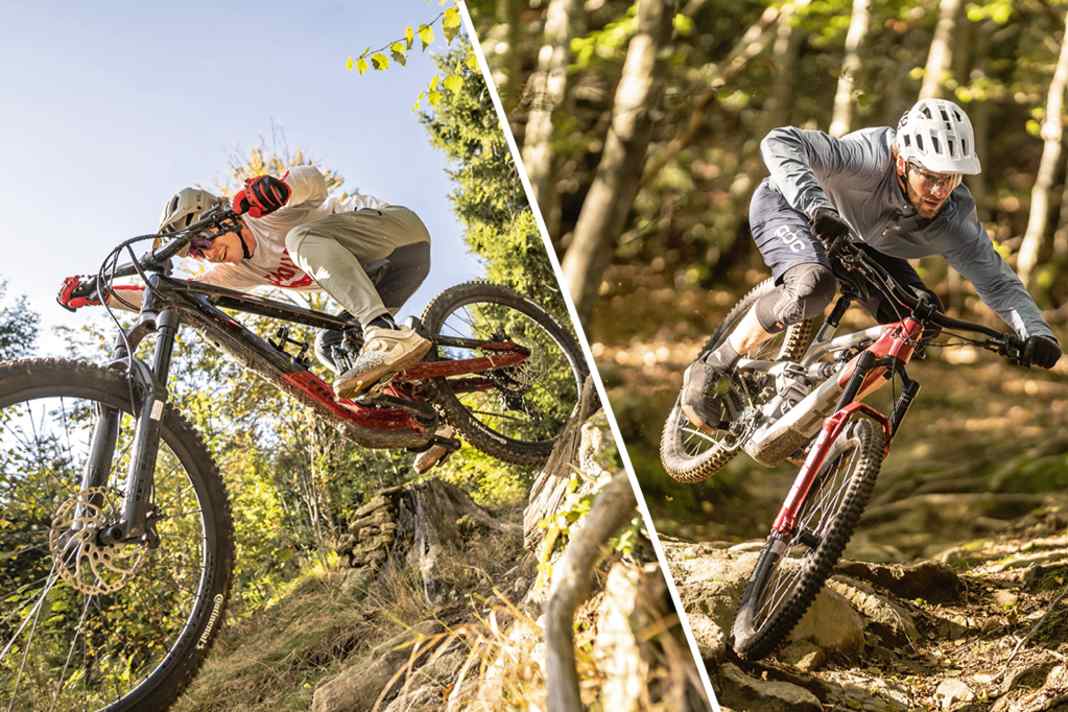Wer Abfahrtsstärke und entspanntes Klettern in einem Paket vereint haben möchte, hat bei den Light-Enduros Trek Slash+ und YT Decoy SN richtig gute Karten und die Chance auf maximalen Fahrspaß!