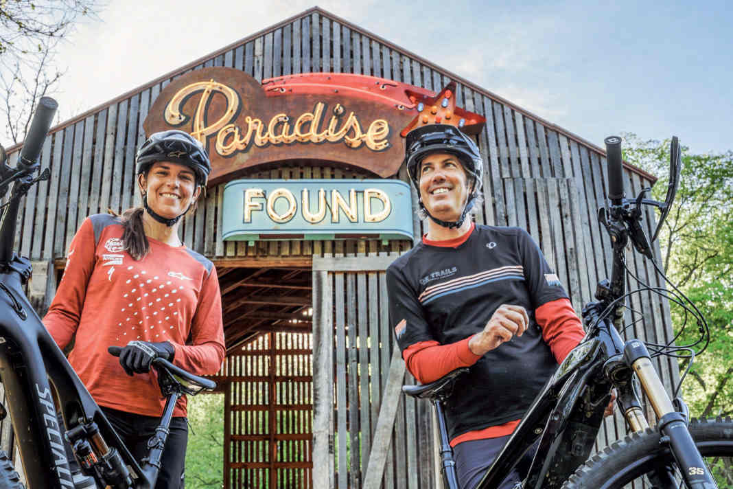 Im Bike-Paradies gestrandet: Ex-Four-Cross-Weltmeisterin Anneke Beerten und Ex-BMX-Profi Gary Vernon sind Teil der riesigen Bike-Community in Bentonville.