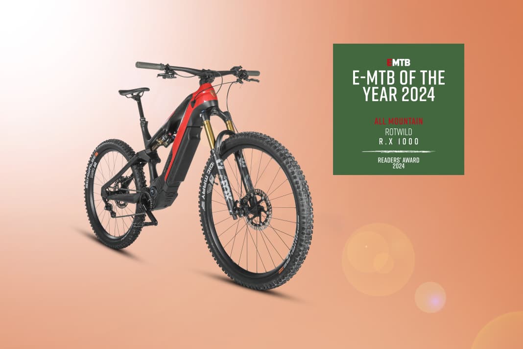 E-MTB Of The Year in der Kategorie All Mountain: Rotwild R.X 1000 - Pinion MGU // 960 Wh // 150 mm // 29/27,5 Zoll // 24,4 kg // 11.999 Euro.