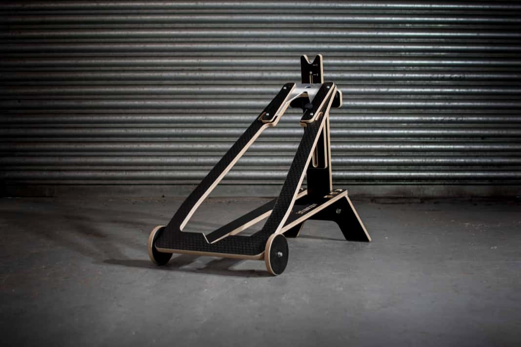 BikeStow Flip // 98 Euro // CNC-gefräst aus Multiplexplatten (Birke) // made in UK