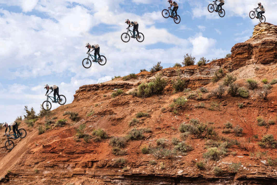 Überlandflug: Clemens Kaudela springt den größten Sprung in Utah. Er hat ihn Minister getauft. Höhenunterschied: 15,6 Meter.