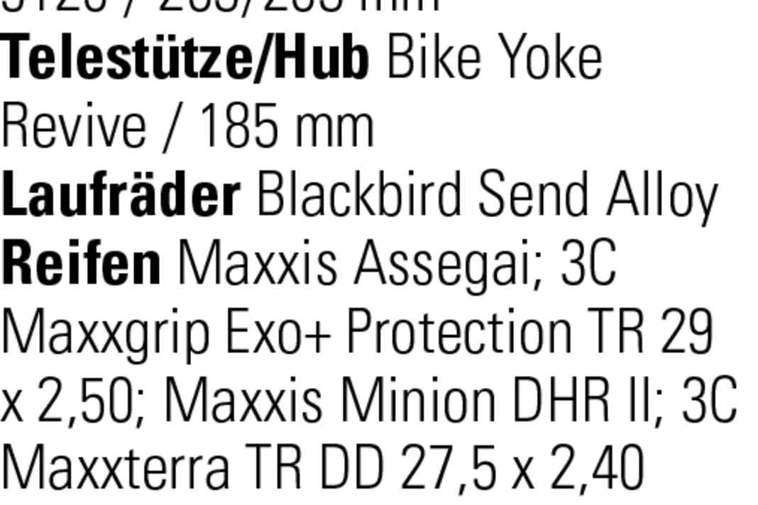 Die Ausstattung des Ibis HD6.