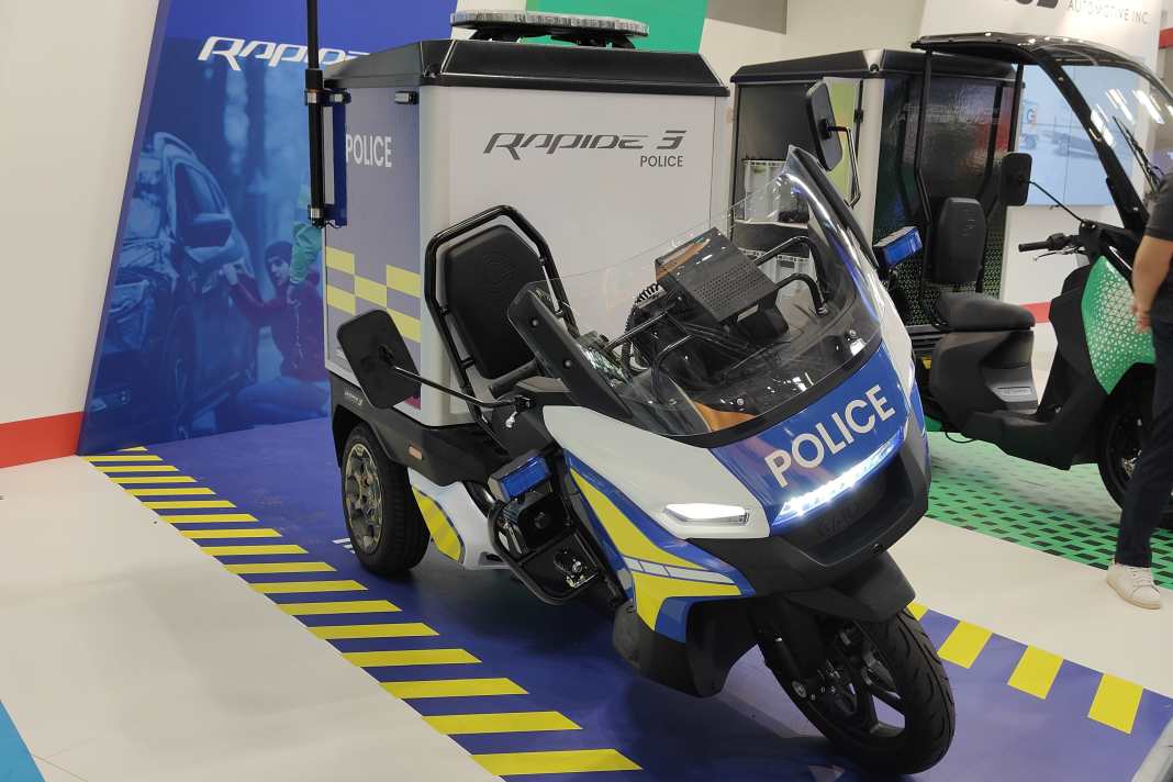 Mit Akku-Power auf Verbrecherjagd oder eher für die Verkehrspolizei?