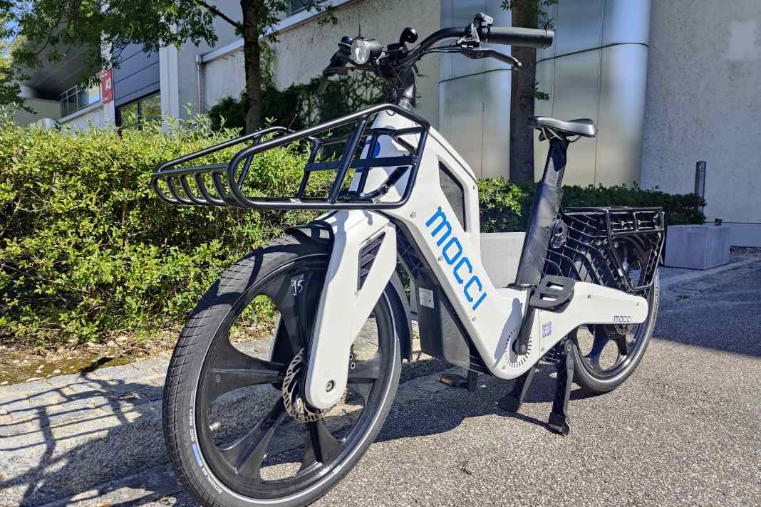 Gut gefallen hat uns das Mocci Bike. Es soll im kommenden Jahr in Serie gehen und Lieferdiensten zur Verfügung stehen.