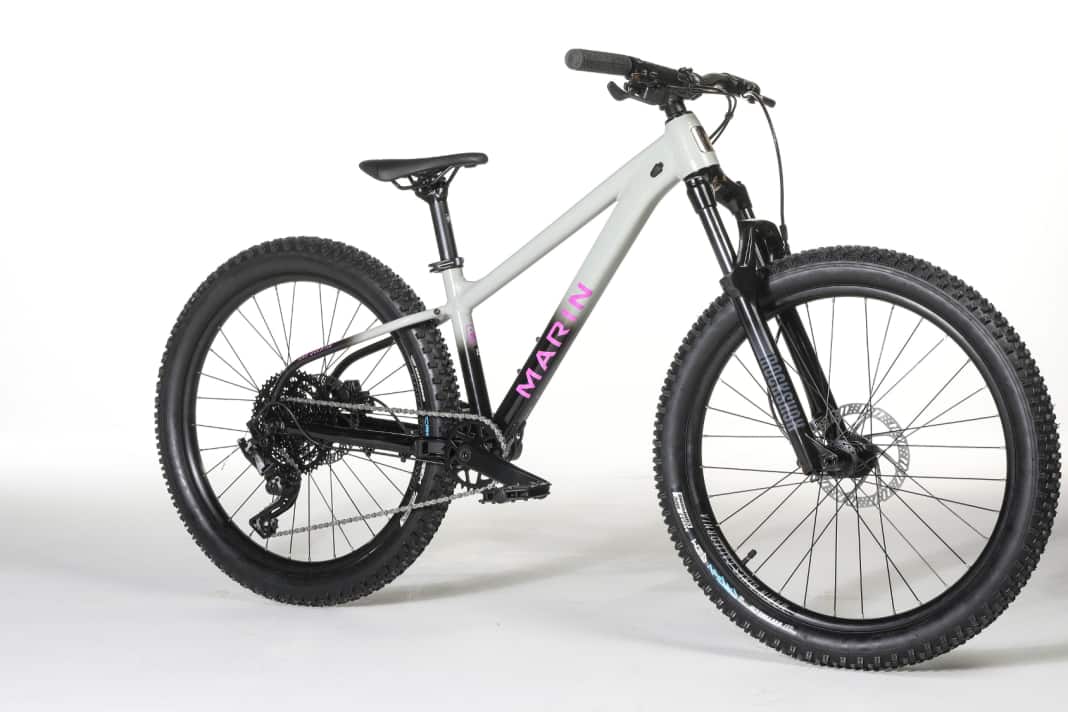 Für Kinder ab 120 Centimetern Körpergröße sind 24 Zoll Hardtails, wie dieses Marin San Quentin 24, eine hervorragende Wahl.