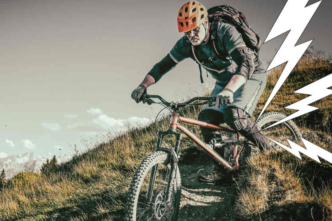 Der Trail-Liebhaber: Michael Zenk hatte schon immer Probleme mit Krämpfen, nachts und während der Tour.