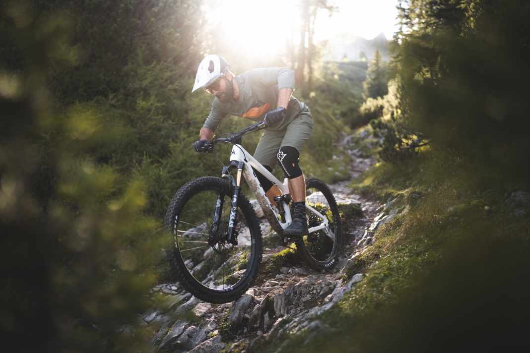 Testredakteur Stefan Frey auf dem Vitus Escarpe.