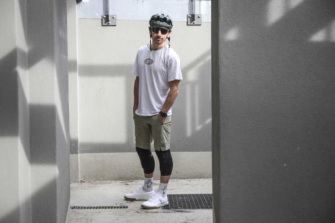 Ready für den Trail und für den Sommer: Laurin in seinem Sommer-Outfit.