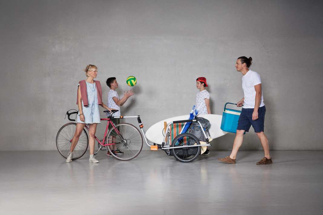 Thule hat die deutsche Firma Reacha übernommen und das Portfolio damit um vier innovative Fahrradanhänger erweitert.