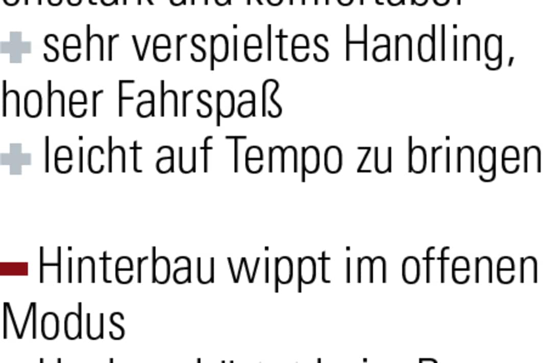 Das Fahrverhalten des Superior XF DC