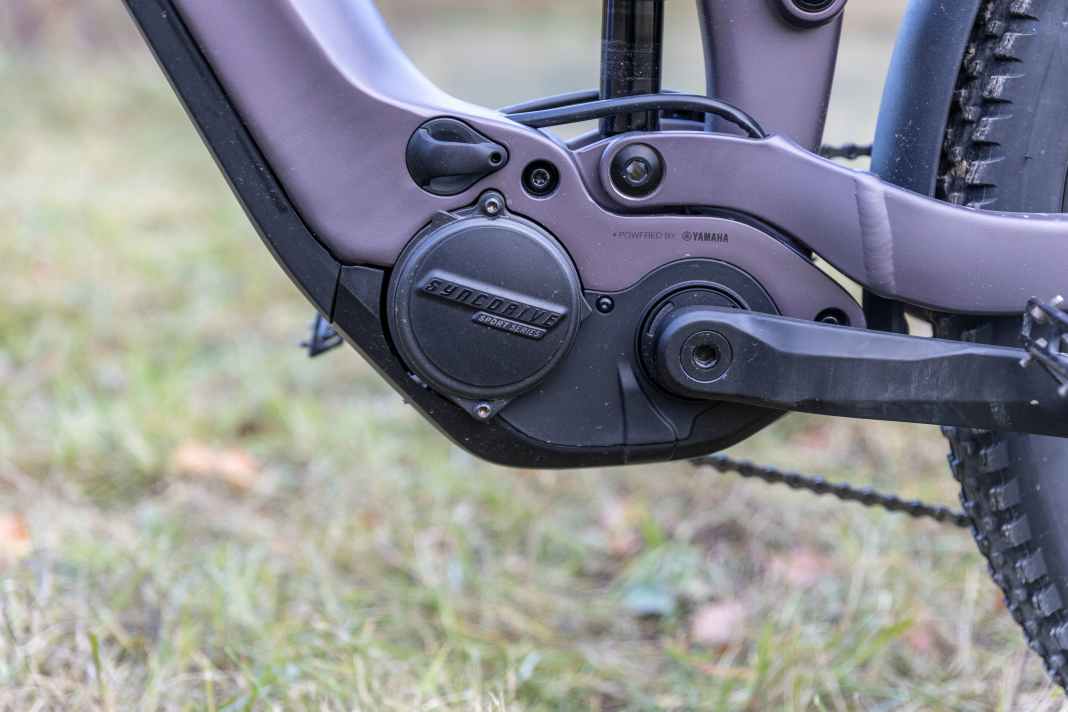 Der Sport-II-Motor von Giant hat nur 75 statt 85 Newtonmeter. Das auf dem Papier geringere Drehmoment merkt man in der Praxis aber kaum. Das Aggregat schiebt kräftig und bleibt dabei angenehm leise. Das Display Ride Control Dash 2-in-1 könnte etwas knackiger in der Bedienung sein, bei Sonne ist es zudem schlecht ablesbar.