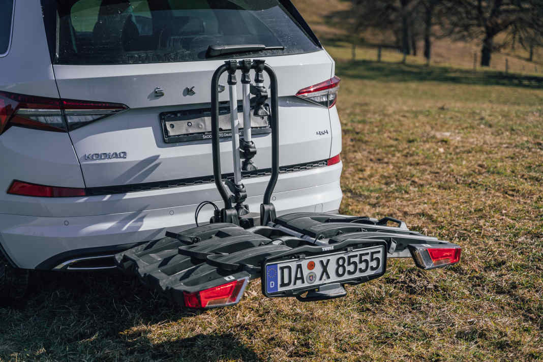 Der Thule EasyFold XT3 ist das Schwergewicht unter den Kupplungsträgern