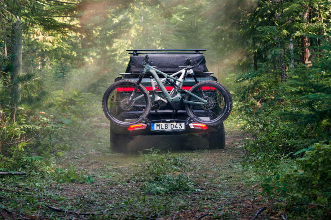Thule zeigt mit dem Epos einen völlig neu konstruierten Fahrradträger