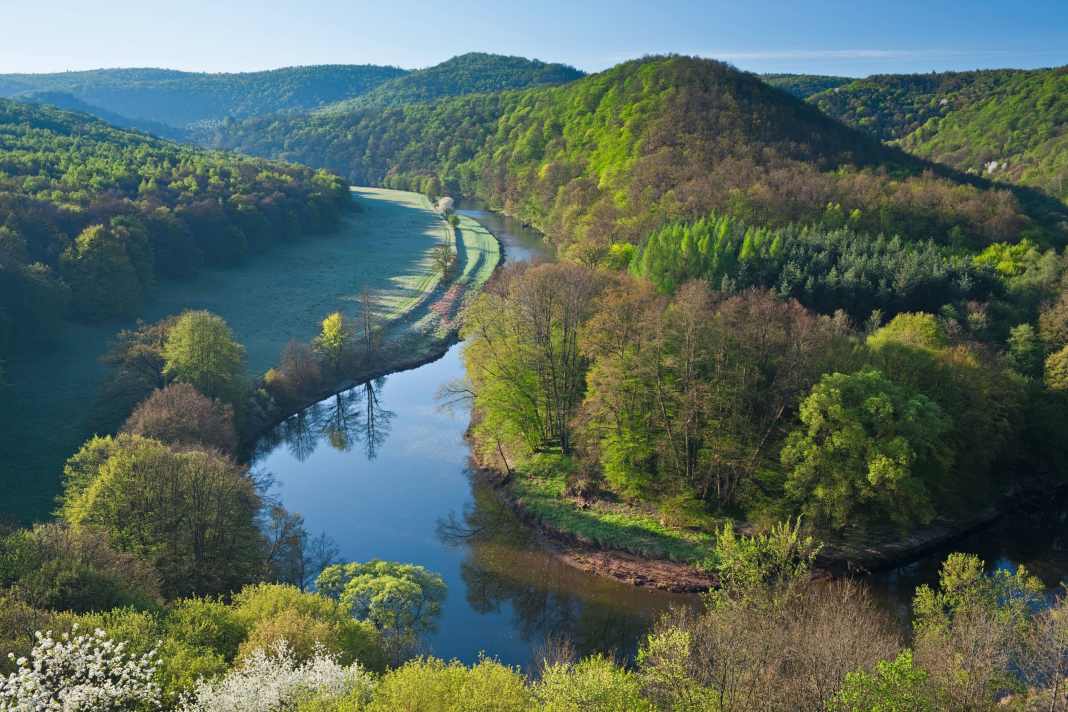 Die Thaya schlängelt sich durch das nach ihr benannte Thayatal.